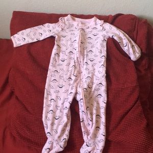 Baby girl Footed pajamas